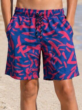 Crewcuts Boys' Print Swim Trunks
